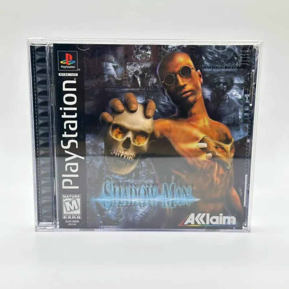 Shadow Man (Sony PlayStation 1 PS1, 1999) - Complete w/ Map